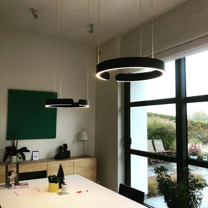 Modern Edge Circle LED Pendant Light