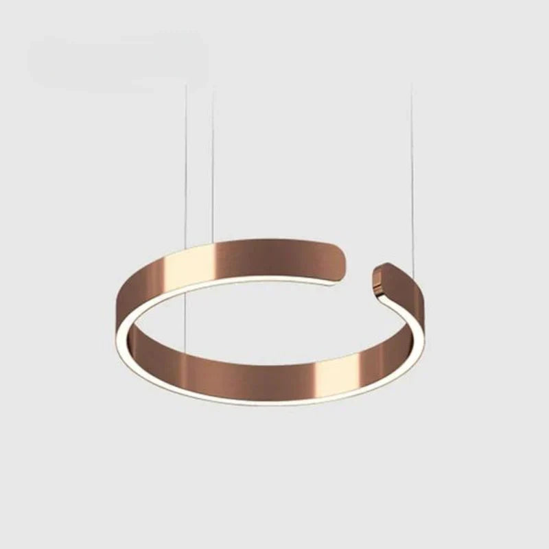 Modern Edge Circle LED Pendant Light