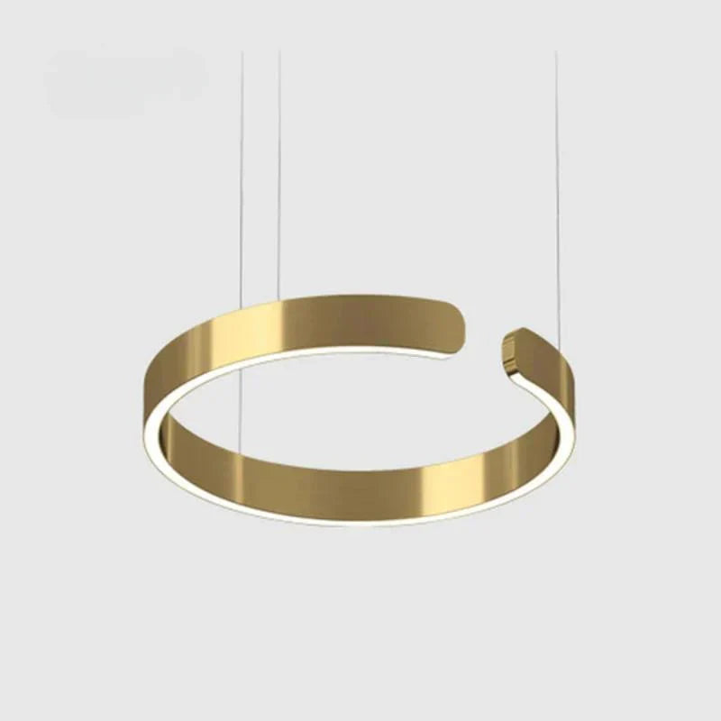 Modern Edge Circle LED Pendant Light