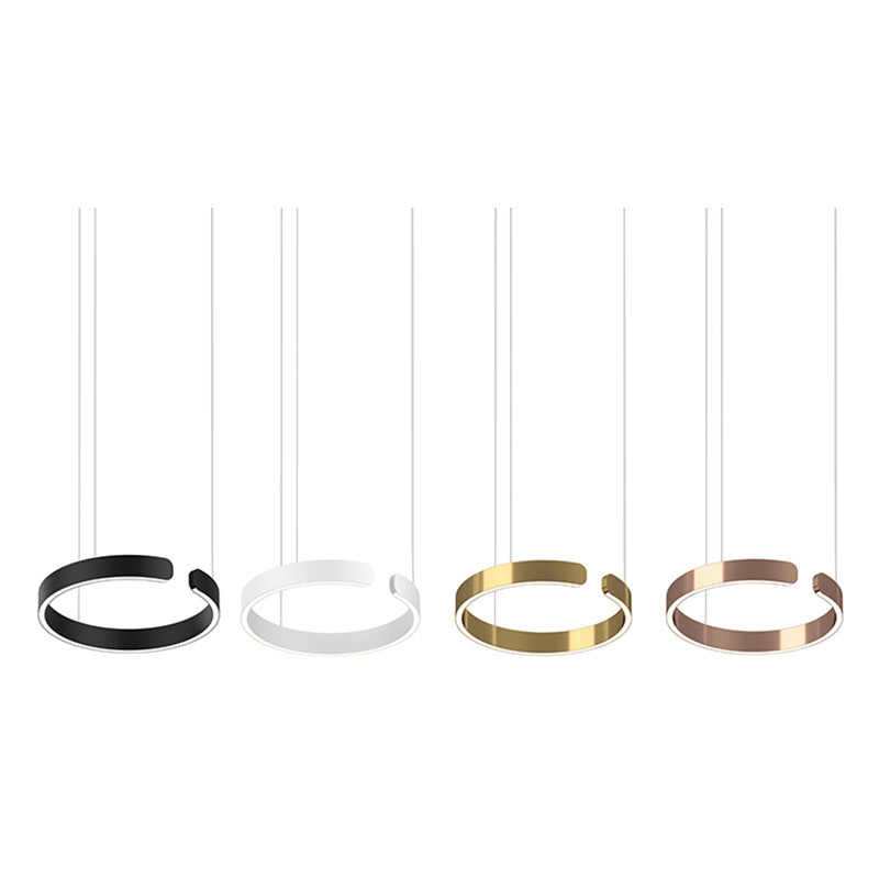 Modern Edge Circle LED Pendant Light